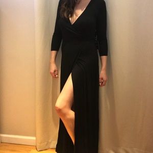 Long black dress